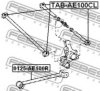 FEBEST TAB-AE100CL Control Arm-/Trailing Arm Bush